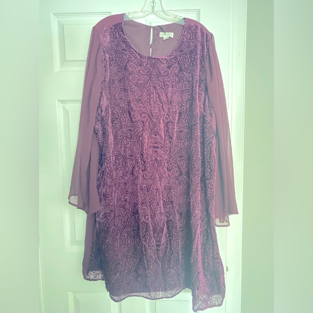 Womens Ava & Viv Plus Size Dress 3X